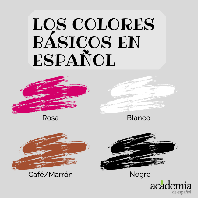 colores en español